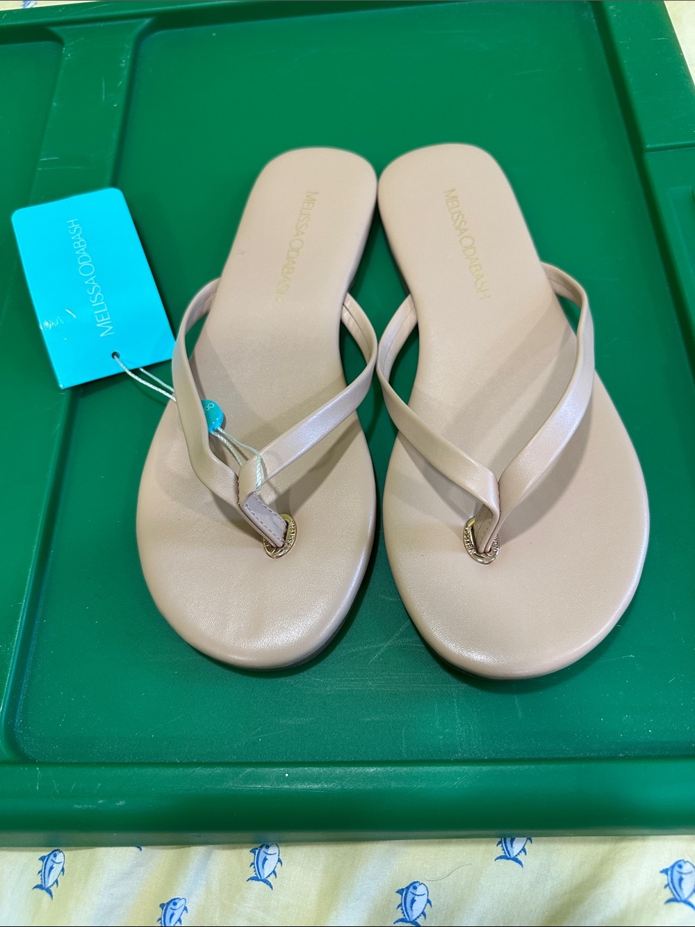 Brand New Melissa Odabash Sandals Nude Size USA 5/ 36 EU
